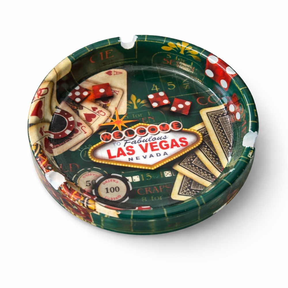 Las Vegas Casino Ashtray poker
